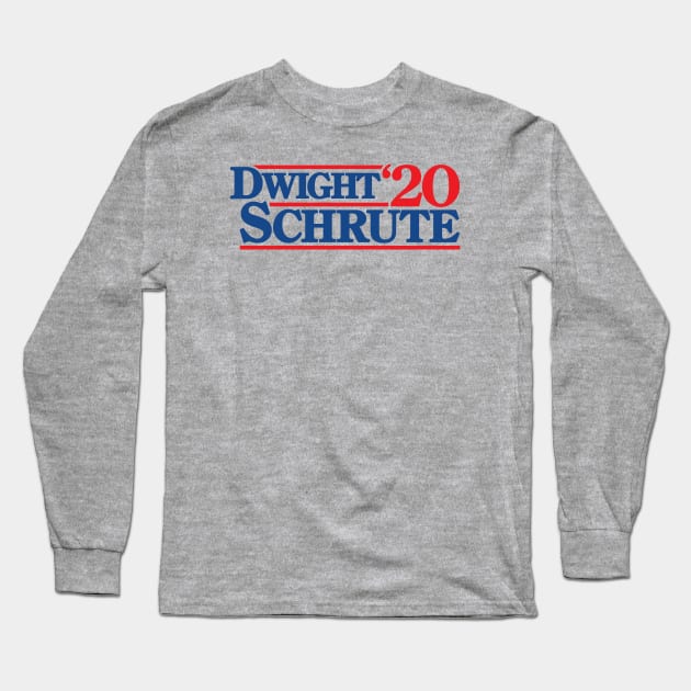 Dwight Schrute 2020 Long Sleeve T-Shirt by huckblade